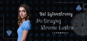 Sylwester w świecie Alicji w Krainie Czarów.