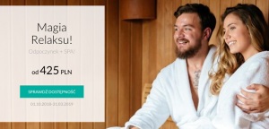 MAGIA RELAKSU! 2 noclegi z zabiegami od 425 PLN!