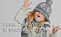 FERIE ZIMOWE W ŚRODKU JEZIORA.