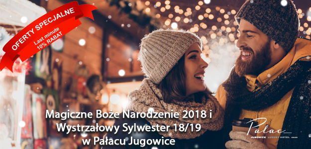 Boże Narodzenie / Sylwester w Pałacu Jugowice! Rewelacyjna cena last minute.
