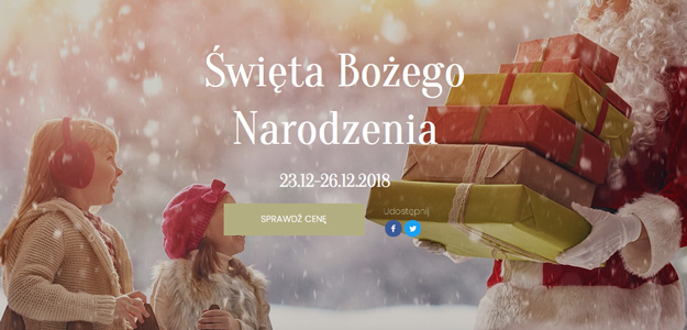 Święta Bożego Narodzenia w Pałacu Hanza****
