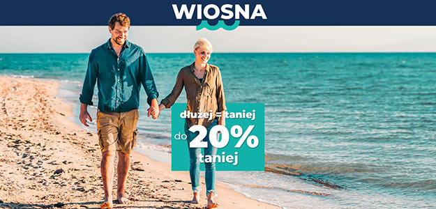 Wiosna w Kołobrzegu! Im dłużej tym taniej!